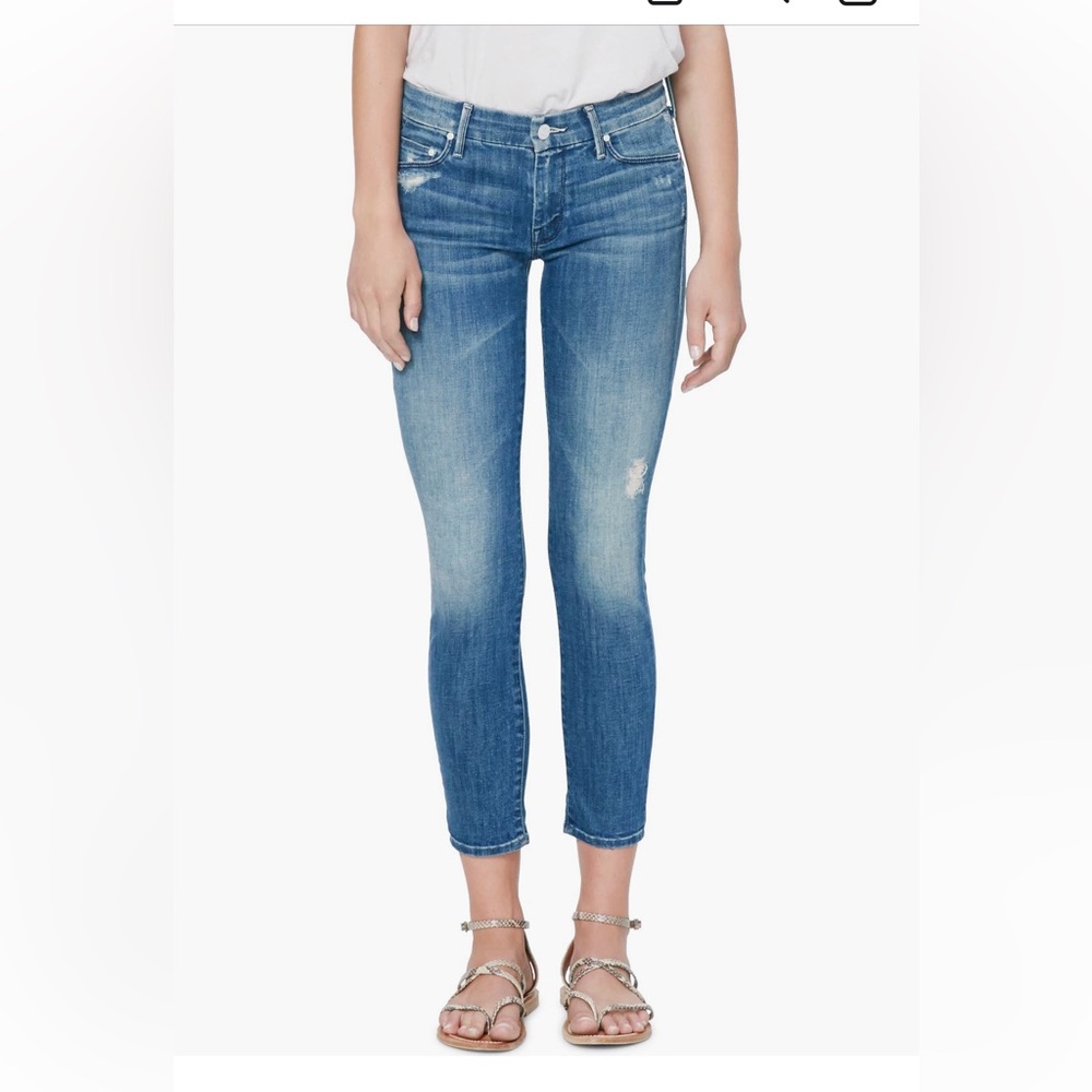 MOTHER The Looker Crop Skinny Jeans. Size 30.